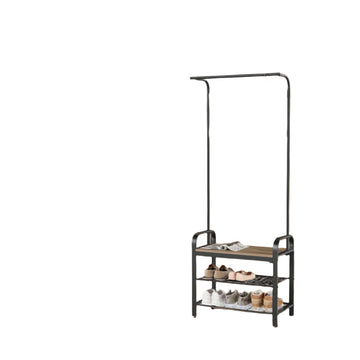 Garderoberek met schoenenbank - halrek - ruimtebesparend - 33,7 x 72 x 183 cm