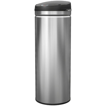 Sensor afvalbak 50 liter - RVS prullenbak | Kleur: Zilver