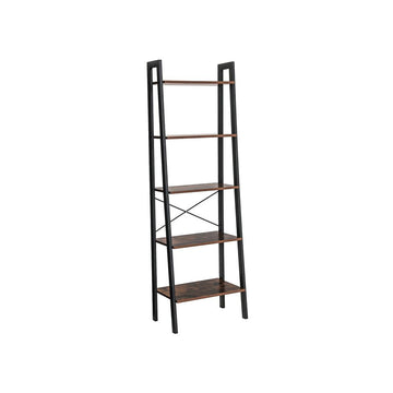 Ladderrek met 5 planken - boekenkast - vintage - 56 x 172 x 34 cm