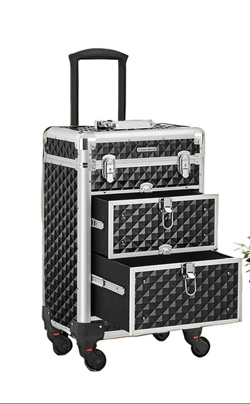 Make-uptrolley - cosmetica-organizer - beautybox op wielen - 33 x 22 x 45 cm
