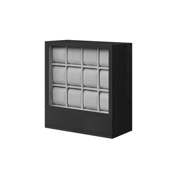 Horlogedoos - Horloge-organizer - Horlogedisplay - massief houtfineer - 15 x 29,5 x 32,5 cm