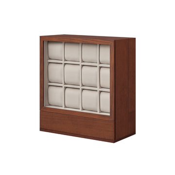 Horlogebox - Horloge-organizer - MDF, fluweel, acryl - 15 x 29,5 x 32,5 cm