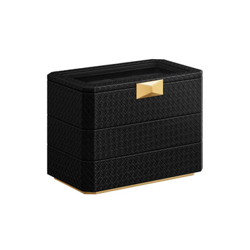 Horlogedoos 3 niveaus - Zwart - 16,3 x 27,3 x 20,5 cm
