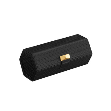 Reishorlogedoos met verborgen vak - PU-leer - 9,8 x 21,2 x 8,7 cm