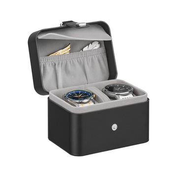 Urenbox met twee vakken en zachte binnenvoering