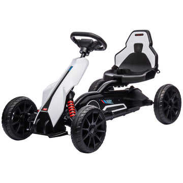 Elektrische kindergo-kart met verstelbare snelheid | Kleur: Wit