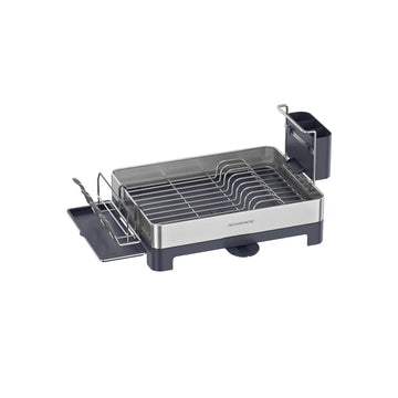 Afdruiprek RVS - zilvergrijs - vingerafdrukbestendig - 31,7 x 57,2 x 24,6 cm