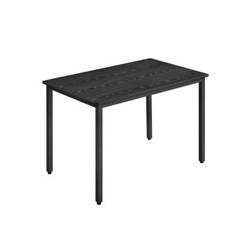 Eettafel - keukentafel - stijlvol design - 70 x 110 x 77 cm - ebbenhoutzwart-matzwart