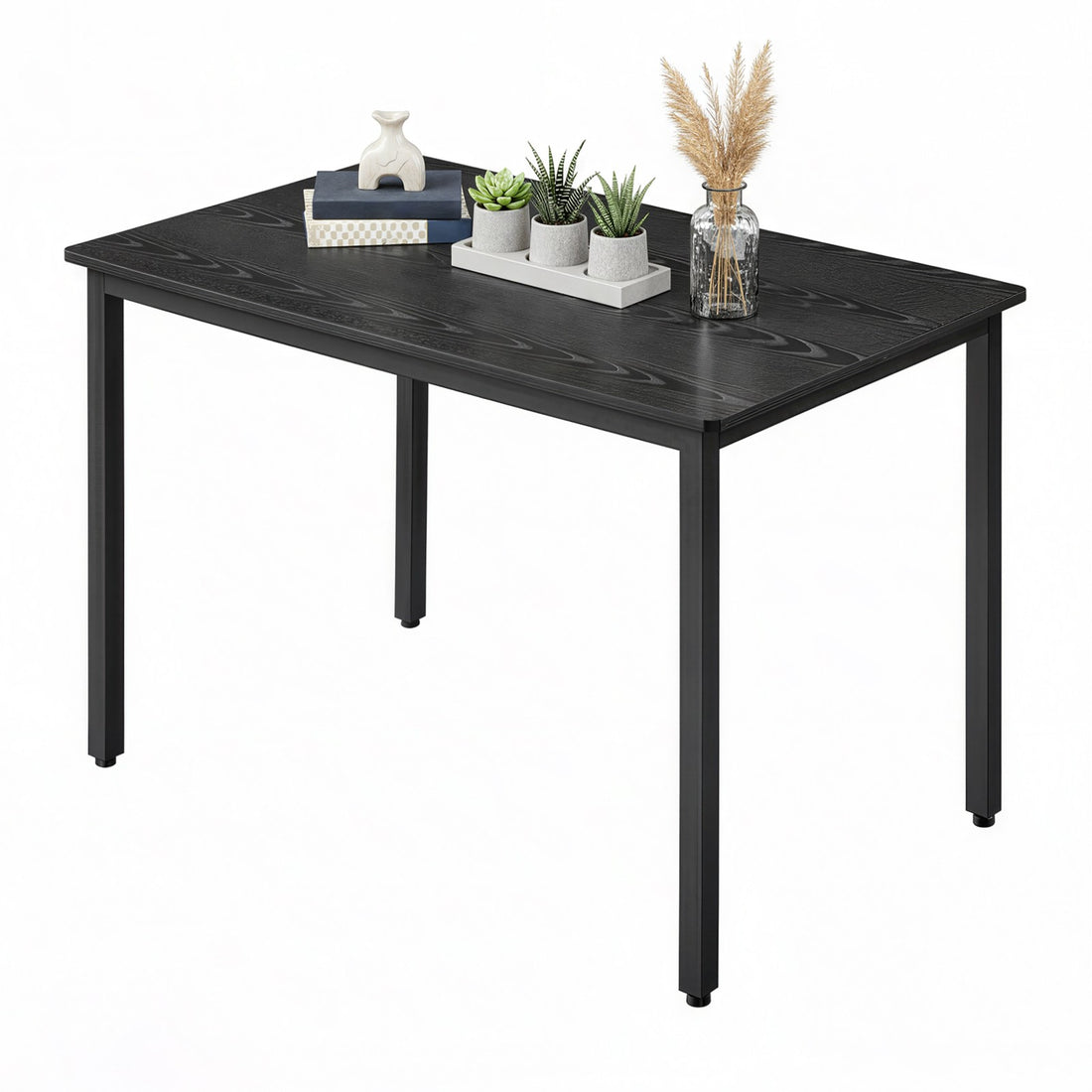 Eettafel voor 4 personen, keukentafel | Zwart | 80x80x75 cm
