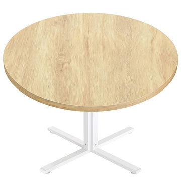 Ronde eettafel voor 4 personen | Beige | 80x80x74,8 cm