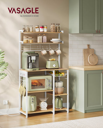 Taartrek-organizer - cupcakerek - bakrek - spaanplaat en staal - 40 x 90 x 165,5 cm
