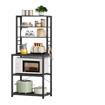 Keukenrek met 6 niveaus – magnetronstandaard – 40 x 60 x 167 cm