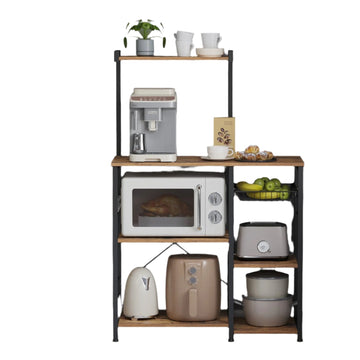 Keukenrek - opbergrek - bakkersrek - extra opbergruimte - 90 x 40 x 132 cm