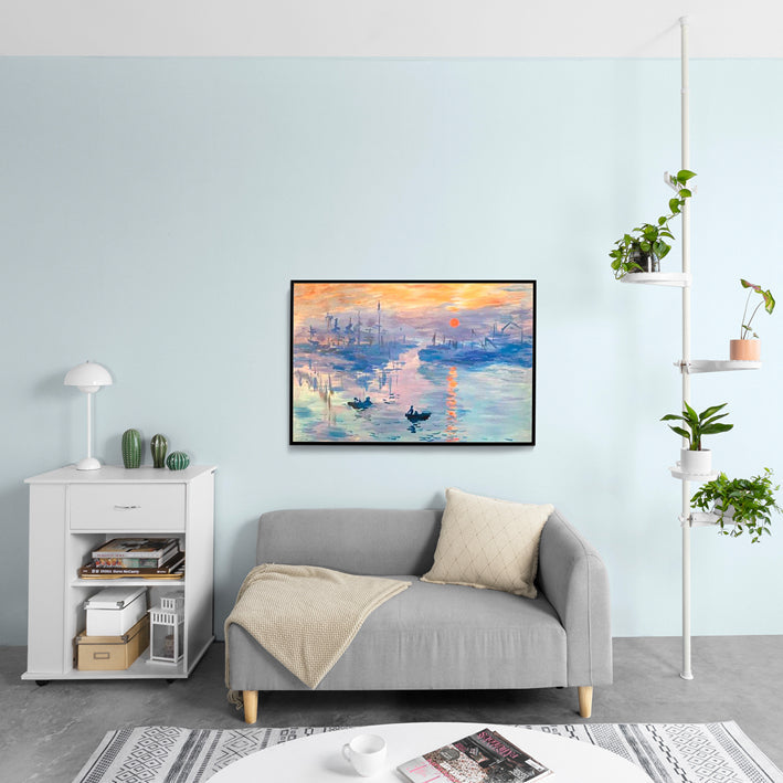 Verstelbare Telescopische Bloementrap - Plantenplank - Bloemenstandaard - Ruimtebesparend ontwerp - 360 graden verstelbare planken - Eenvoudige montage - 259 cm - 314 cm hoogte