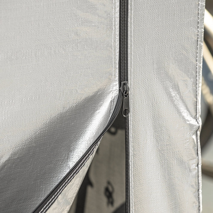 Outdoor Opslagtent - Gereedschapsschuur - Tuinhuisje - Waterdicht, UV-bescherming, Ruim - Aluminium en PE zeildoek - 159cm x 165cm x 219cm
