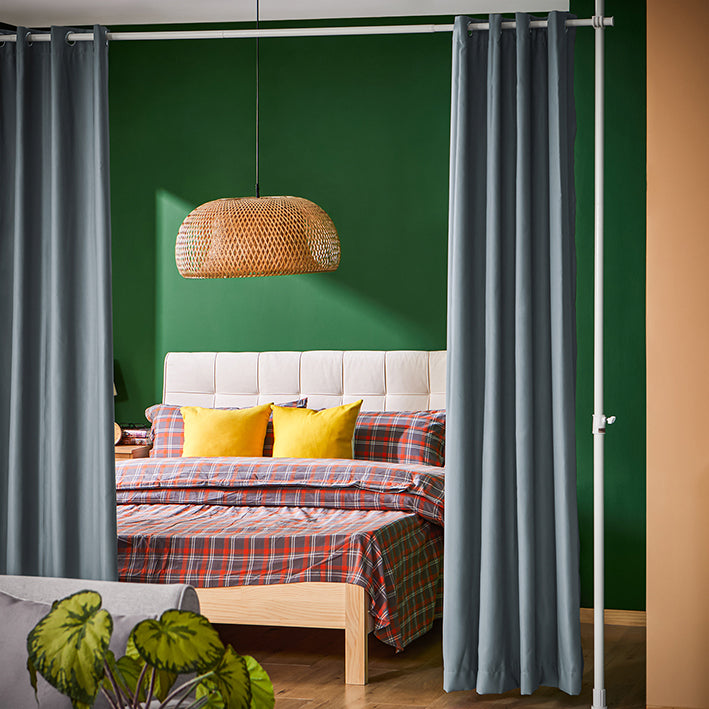 Verstelbaar Kamerverdelergordijn - Ruimtescheider - Privacyverdeler - Huidvriendelijk polyester - 162-266cm x 199-262cm