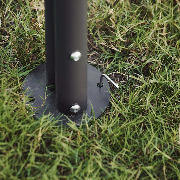 Familietent - Campingpaviljoen - Buitenopvang - 70% PVC-coating - Duurzaam - 334 cm x 256 cm x 334 cm - Lichtgewicht metalen frame