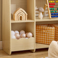 Kinderplank met meerdere opbergmogelijkheden - Kinderboekenkast - Speelgoedorganizer - MDF-materiaal - 91 cm x 100 cm x 30 cm - Eenvoudige montage