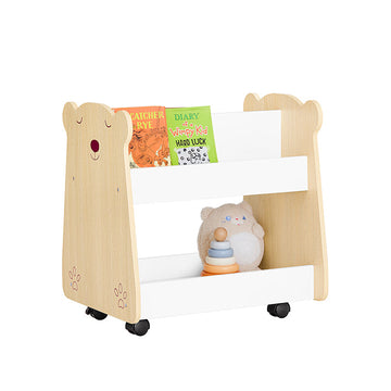 Kids Kast met 3 compartimenten - Speelgoedopbergorganisator - MDF-materiaal - 50 cm x 53 cm x 40 cm - 6,3 kg - 15 kg laadvermogen