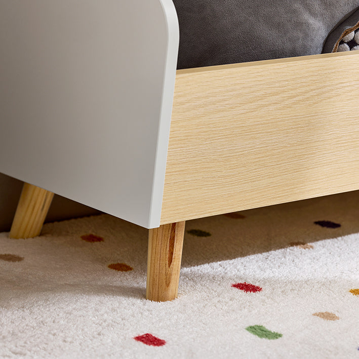 Kinderspeelgoedplank - Kinderopbergrek - Houten materiaal - Kantelbeveiliging - 60cm x 68cm x 37cm
