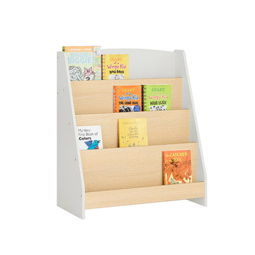 Montessori Boekenkast - Kinderboekenplank - Kinderorganizer - MDF-constructie - 61 cm x 71 cm x 30 cm