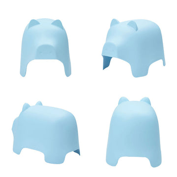Kinderkruk - Dierenkruk - Varkensdesignstoel - Niet-giftig plastic - Gemakkelijk schoon te maken - Decoratief en functioneel - 35 cm x 42 cm x 60 cm