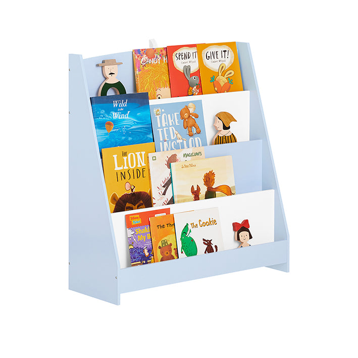 Kids Boekenplank - Kinderboekenkast - Opbergmeubel - Veiligheid en gemak - MDF E1 - 80x88x30cm