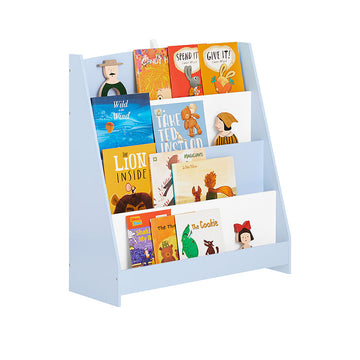 Kids Boekenplank - Kinderboekenkast - Opbergmeubel - Veiligheid en gemak - MDF E1 - 80x88x30cm