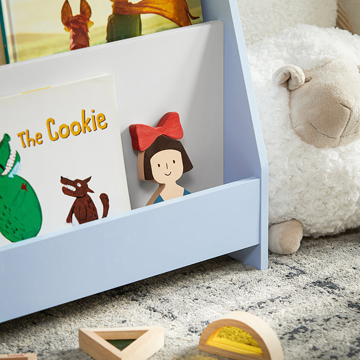 Kids Boekenplank - Kinderboekenkast - Opbergmeubel - Veiligheid en gemak - MDF E1 - 80x88x30cm