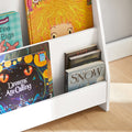 Kinderboekenplank - Krantenrek - Kinderopbergorganisator - Veiligheidsvoorzieningen - Afgeronde hoeken - Anti-Tip Ontwerp - 80 cm x 88 cm x 30 cm
