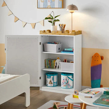 Design Kinderopbergkast met schoolbord - Kinderboekenkast Boekenplank