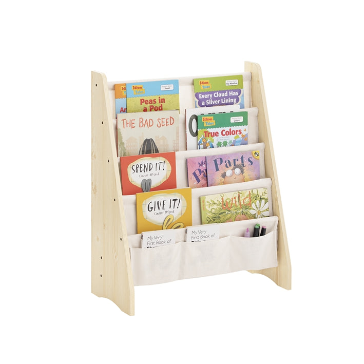 Kids Book Organizer - Plank - Opbergeenheid - Multifunctioneel - Ideaal voor netheid - 63cm x 76cm x 28cm
