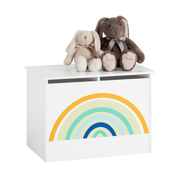 Speelgoedkist - Speelgoedkist - Opbergdoos voor kinderen - Stevige MDF-constructie - Kindvriendelijke hoogte - Grote vakken - 62 cm x 44 cm x 40 cm