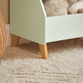 Kinderboekenplank - Speelgoedopbergrek - Kinderorganizer - Constructie van MDF en grenen - Veiligheidsanti-tip ontwerp - Eenvoudige montage - 60 cm x 89 cm x 36 cm