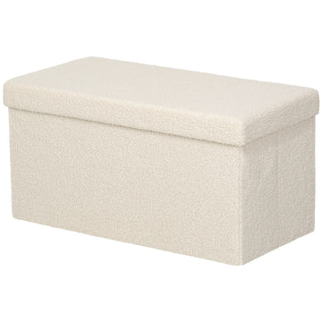 Opbergbankje met opbergruimte en klep | Kleur: Bruin | Afmetingen: 38x76x38 cm
