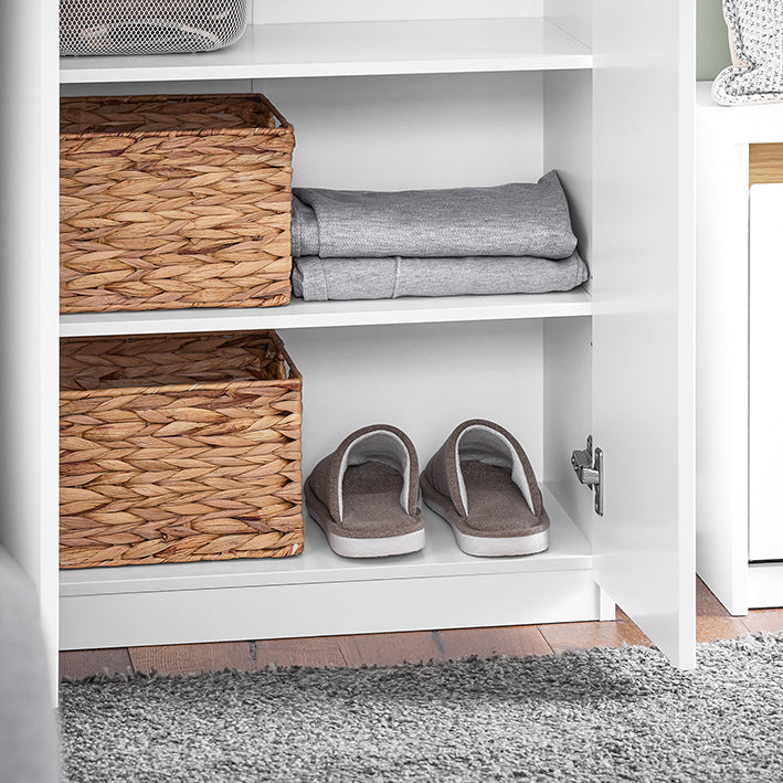 Boekenplank met meerdere compartimenten - Opbergplank - Meubelorganisator - Verstelbare planken - Anti-tip-apparaten - 61 cm x 192 cm x 30 cm