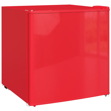 Mini-tafelvriezer 35 liter met omkeerbare deur | Kleur: Rood | Afmetingen: 47x44,2x48,8 cm