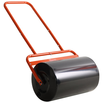 Gazonwals – Tuinroller voor gazononderhoud | Kleur: Oranje | Afmetingen: 32,5x58x113 cm