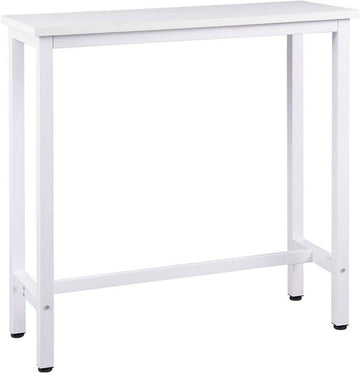 Bartafel met metalen frame en MDF tafelblad | 100x40x100 cm