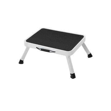 Opvouwbare opstapkruk 1 trede - Staal - Antislip - 38x26x17 cm