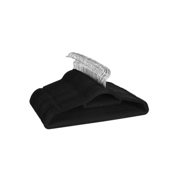 Kledinghangers 20 stuks - Fluwelen antislip - Ruimtebesparend - Duurzaam - ABS + fluweel - 45 cm