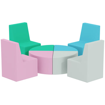 8-delige zachte bouwblokkenset voor kinderen | Kleur: Meerkleurig | Afmetingen: 150x150x50 cm