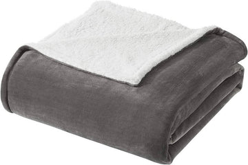 Sherpa knuffeldeken fleece | Grijs | 150x200 cm