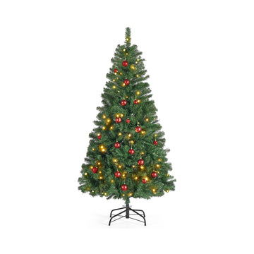 Kunstkerstboom met metalen standaard | Groen | 78x78x180 cm