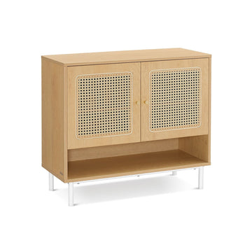 Schoenenkast 3 niveaus - schoenenopberger - boho - bruin - stevig - 35 x 80 x 70 cm