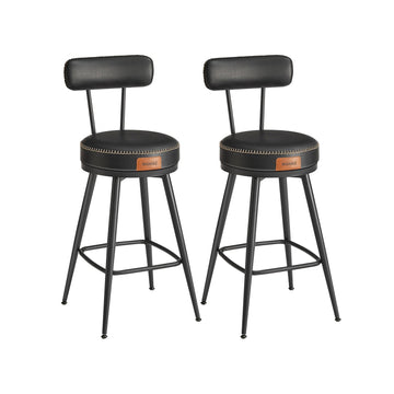 2-delige barkrukset - counter stools - keukenkrukken - 54 x 54 x 91 cm