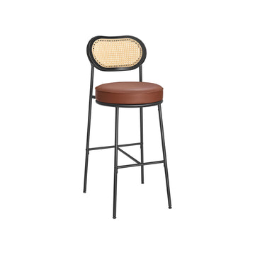 Barstoelen set - keukenkrukken - barkrukken - kunstleer - 48,2 x 45,7 x 104,7 cm