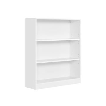 Wit opbergrek van spaanplaat - stevig - 24 x 80 x 93 cm
