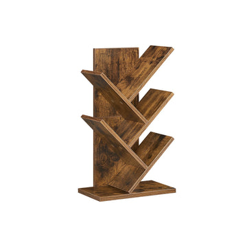 Boomvormige boekenkast - Ruimtebesparend - Bruin - Spaanplaat - 17,2 x 30 x 51 cm