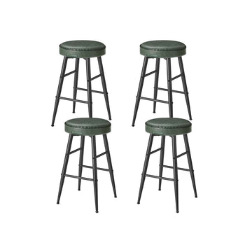 Set van 4 barstoelen | Bosgroen | 49,5x49,5x63 cm